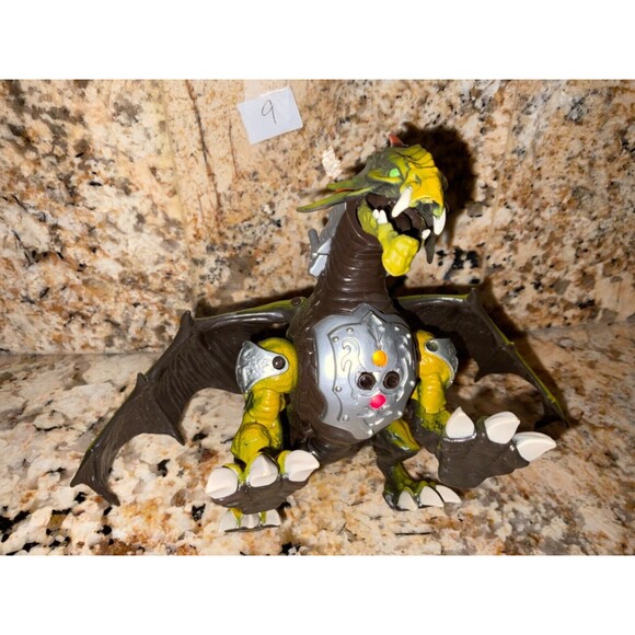 Mega Bloks D&D Knight dragon? works chest Green Orange horns chest lights. - Picture 6 of 12